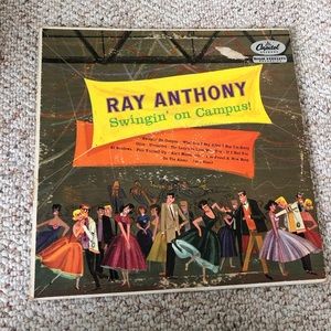 Ray Anthony swingin on campus vintage vinyl